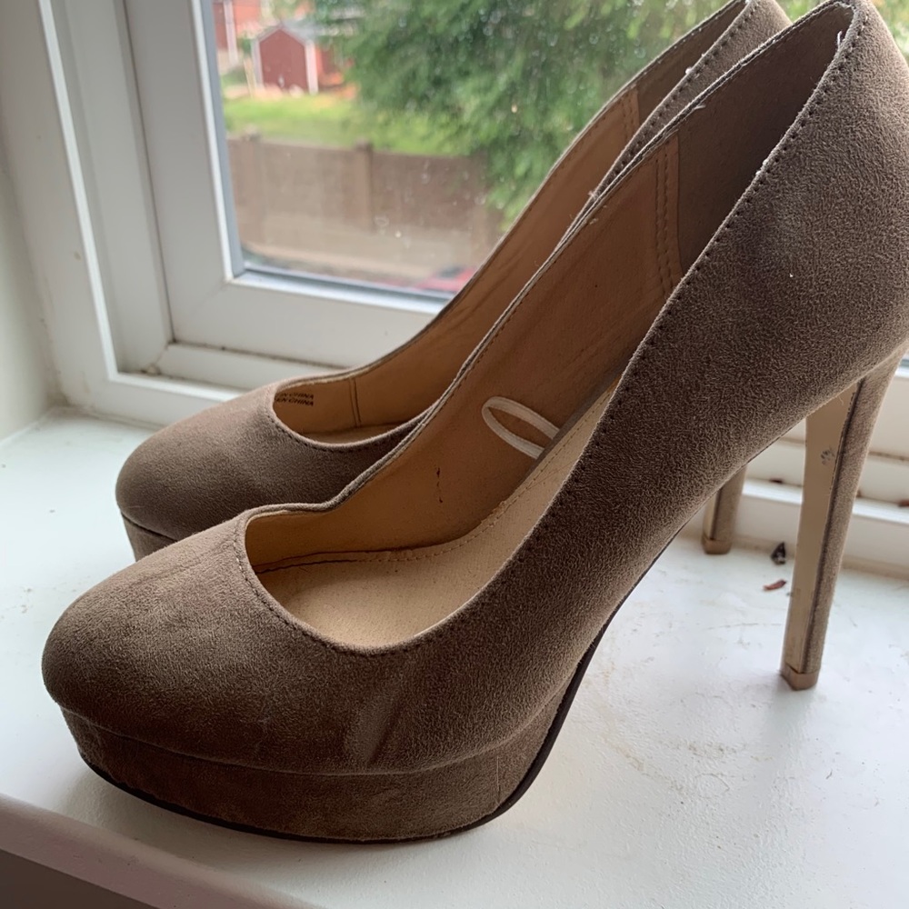 Tan High Heels